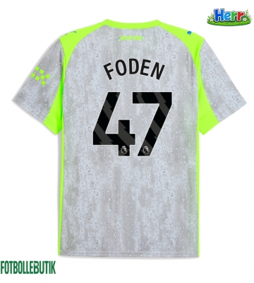 Manchester City Phil Foden #47 Tredje Tröja 2025-26 Kortärmad